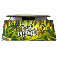 Pantone Kleur Gecoat Papier Mango Kartonnen Doos Vietnam Rechthoek Golfkarton Logo Cmyk Klant