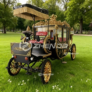 Hot Selling Royal Horse Carriage Manufacturer Wedding Vehicle Wagon Sightseeing Electric Horseless Carriage - Product Image 6