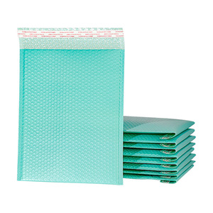 Sac à bulles vert menthe 28x376mm 140g/m, emballage antichoc épaissi pour vêtements, enveloppe auto-scellante pour courrier express - Product Image 2
