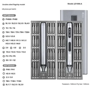 Juego de Destornilladores Eléctricos de Precisión Recargables de Grado Industrial 50 en 1 de Alto Torque <span class=keywords><strong>para</strong></span> Computadora, iPhone, Laptop y Teléfono Celular - Product Image 6