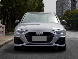 Spoiler de pare-chocs avant style <span class=keywords><strong>RS4</strong></span> en PP haute qualité pour Audi A4 B9.5 2020-2021, noir brillant - Product Image 4
