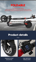 Scooter Eléctrico Todoterreno de 10 Pulgadas a Precio Económico de China, Scooter Eléctrico para Adultos con Control Remoto por Teléfono, NFC, Bluetooth y Música