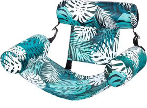 两用充气泳池浮子带网眼可折叠靠背浮子床沙发 - Product Image 5