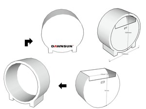 Hot Selling Customized <strong>FRP</strong> Trash Can Round Fiber Glass Steel <strong>Garbage</strong> Waste <strong>Bin</strong> with Bending Processing Service - Product Image 6