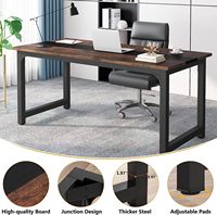 Le bureau exécutif peut être un bureau d'ordinateur de bureau modulaire poste de travail simple moderne