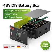 Entrepôt en Pologne, livraison DDP, boîtier et kits de batterie Lifepo4 51.2V 314Ah V2 V3 V4 DIY 16S avec BMS JK 200A