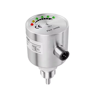 Capteur de débit d'eau en acier inoxydable MTW-F1, 6 indicateurs LED, compatible 24VDC/220VAC, pression maximale 100 bars, débit 3-300 cm/s