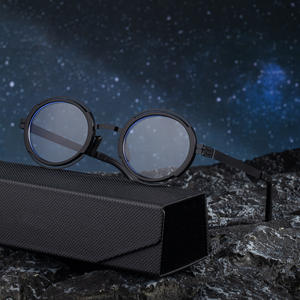 Gafas de sol polarizadas con montura redonda My-98326 para hombre, de metal negro y plástico, UV400, para conducir al aire libre, clase 2. - Product Image 5