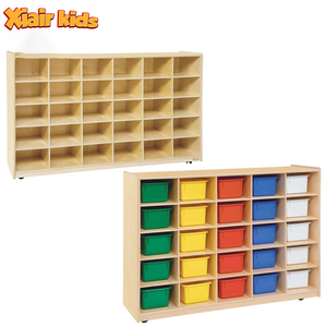 <span class=keywords><strong>Montessori</strong></span> asilo nido in legno armadietto di stoccaggio per la scuola materna per l'organizzazione di materiale didattico e giocattolo in età prescolare materiale - Product Image 1