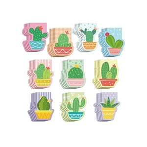 New Style Cartoon Plant Pupil Originality Individuality Glass Crystal Letterpress Printed Magnetic Bookmark Customizable