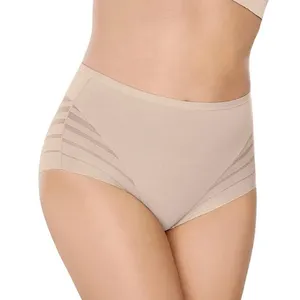 Phụ Nữ Quần Lót Eo Cao Tóm Tắt Tummy Kiểm Soát Lưới Đàn Hồi Shapewear Băng Lụa Nữ Liền Mạch Đồ Lót Sexy Đồ Lót - Product Image 3