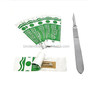 Hoja de bisturí quirúrgico de acero al carbono y acero inoxidable tamaño 10R - Product Image 3