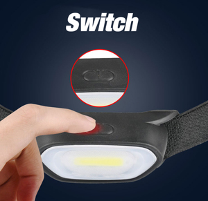 Bán Buôn Giá Tốt Nhất Battery Powered Mini Head Đèn Với 3 Chế Độ Chống Thấm IPX4 Cắm Trại Di Động Đèn Pha COB LED Đèn Pha - Product Image 6