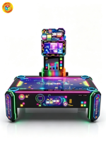Machine de jeu d'arcade à monnayeur pour deux joueurs, avec fonction de rédemption de tickets et de jeu de frappe sur disque