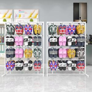 ชั้นวางถุงเท้าแบบตั้งพื้นไม้สองด้านสำหรับร้านค้าปลีก ขายดี - Product Image 5