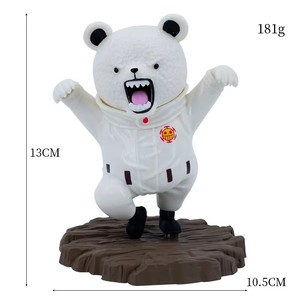 3 stile Anime torta decorazione di un pezzo Action Figure carino nero bianco giallo in piedi <span class=keywords><strong>Bebo</strong></span> orso Anime Figure - Product Image 6