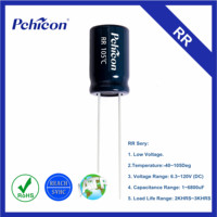 Condensateur électrolytique Pchicon 4700uF 50V 18*40 RR à faible ESR pour chargeur de véhicule électrique, onduleur, bornes de recharge - Longue durée de vie, faible ondulation