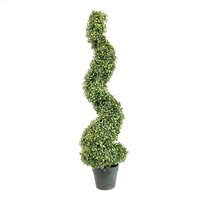 Plante artificielle bonsaï en forme de cône, bobo sculpté, en pots pour la décoration d'intérieur et extérieure, vente en gros,