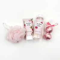 Panier en fil métallique papillon, coffret cadeau Rose Garden, kit de détente pour femmes