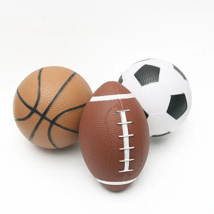 Pu Foam Ball Antistress Ball Football Basketball for Kids Mini Sports Stress Balls Party Favor Toy