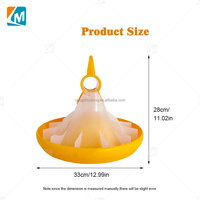 Mangeoires automatiques transparentes en plastique pour poulets de chair, pour élevage avicole ZZ