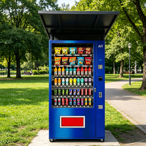 Distributeur automatique commercial AIT pour l'extérieur, station de vente de snacks et de boissons avec auvent pour station de recharge de véhicules électriques et station-service - Product Image 2