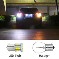 Ampoule LED YOBIS 1157 1156 BA15S BA15D BAY15D Canbus sans erreur 3030 50SMD pour feux stop et clignotants de voiture 12V 24V