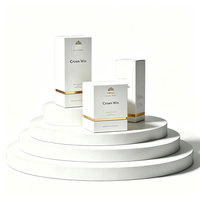Boîtes d'emballage rigides auto-érectiles personnalisées, écologiques, en matériaux recyclés, pour cosmétiques, crèmes, lotions, shampooings, parfums, fards à joues, soins de la peau