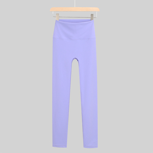 Leggings de sport et yoga taille haute unis à séchage rapide avec poches, logo personnalisable et taille élastique – Vente en gros - Product Image 6