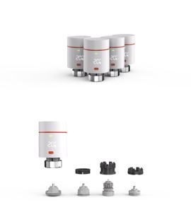 Vanne de radiateur XZJ, chauffage, installation facile, commande, montage vertical, compatible avec le thermostat intelligent <span class=keywords><strong>Tuya</strong></span> Wifi/Zigbee - Product Image 4