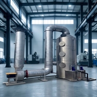 Équipement de nettoyage d'air pour gaz industriels : Tour de lavage par pulvérisation