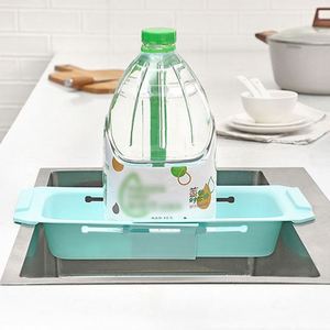 Cesta coladora plegable de plástico PP para lavar frutas sobre el fregadero, cesta de drenaje para cocina - Product Image 5