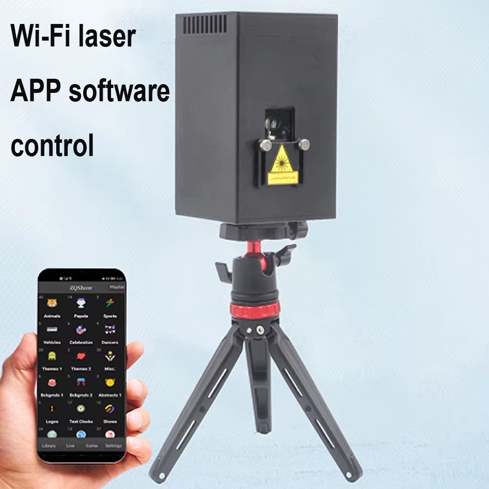 3 Вт RGB WIFI/синий зуб рукописная Анимация Лазерный свет DIY рекламная Лампа проектор логотип
