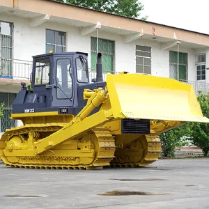 Bulldozer in legno cingolato di nuova attrezzatura pesante con ripper 160hp 15 ton cingolato