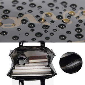 Tas Ziplock PVC mode populer pegangan bening minimalis tahan air tas kain minyak poliester grosir belanja grosir - Product Image 3