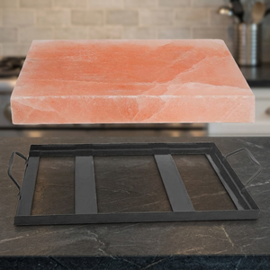 Dalles de sel sculptées à la main pour griller, cuisiner, couper, service OEM, pierre de sel 100% biologique, sel rose de l'Himalaya, plaque de cuisson - Product Image 1