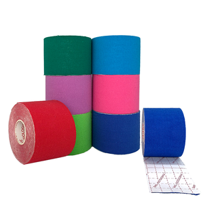 Cinta de Kinesiología de Algodón de 5 cm de Ancho, Cinta Elástica Deportiva <span class=keywords><strong>para</strong></span> Músculos, Cinta de <span class=keywords><strong>Kinesio</strong></span> Impermeable <span class=keywords><strong>para</strong></span> Soporte de Articulaciones y Recuperación de Lesiones - Product Image 4