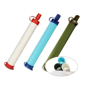 Canudo pessoal Life Water Filter para preparação de emergência, caminhadas, acampamento, mochila