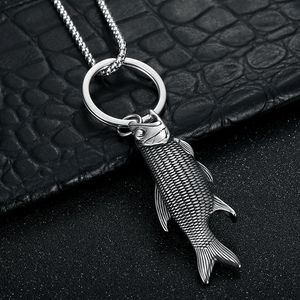 Stainless Steel Fish Bottle Opener Keychain Vintage Silver Carp Design For Fishing Enthusiasts - Product Image 3