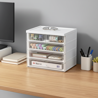 Boîte de rangement multifonctionnelle en plastique PP écologique, grande capacité, design industriel, conception détachable pour bureau et salon