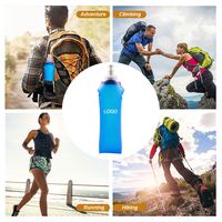 Baiyuheng Sports de plein air bouteille pliable pliable flacon souple en TPU pour la course de piste 500ML