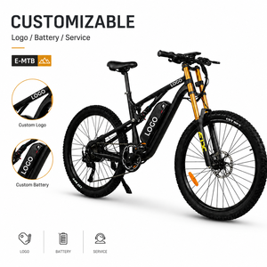 Vélo de montagne électrique avec moteur 750W, roues de 27,5 pouces, batterie 48V 20Ah, autonomie de 80 km, cadre en alliage d'aluminium, logo personnalisable, fabrication en usine - Product Image 1