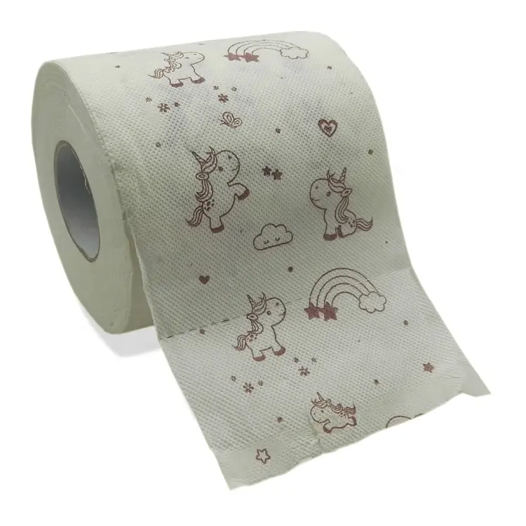 Bandai — papier de toilette, autocollants décoratifs, licorne, papier toilette parfumé