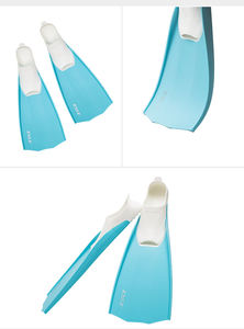 Buceo Apnea Cola de sirena y aletas de natación con hoja de EVA y bolsillo de pie TPR para adultos <span class=keywords><strong>Aleta</strong></span> suave compatible con BCD - Product Image 3