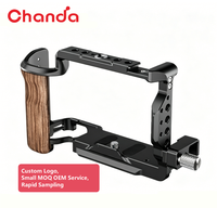 Cage de caméra en aluminium CND-098 pour modèle compatible ZV-E1 |   Base Arca OEM CNC pour rail NATO, fixation rapide et flexible