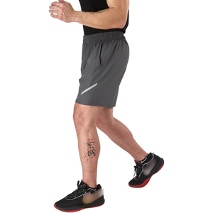 Shorts de course décontractés pour hommes de 7 pouces |   Shorts de sport légers à taille élastique, séchage rapide, avec poches |   Logo personnalisé - Product Image 5