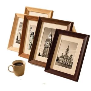Lot de 3 cadres photo en bois massif, tailles variées 5x7 et 8x10, pour table ou mur, vente en gros, approvisionnement direct usine - Product Image 4