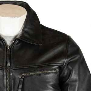 Casual Fashion Good Quality <b>Mens</b> <b>Leather</b> <b>Jacket</b> <b>Leather</b> <b>Jacket</b> <b>Men</b> Winter Stand <b>Leather</b> Winter <b>Jacket</b> - Product Image 2