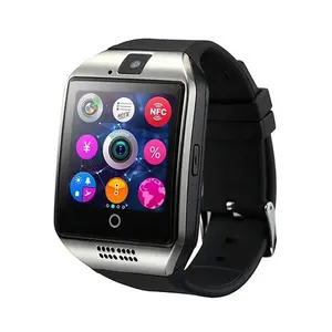 Q18 BT 카메라 스마트 시계 페이스 북 Whatsapp 트위터 동기화 SMS 지원 SIM TF 카드 IOS 안드로이드 Smartwatch