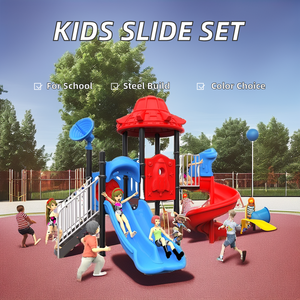 पार्क स्पोर्ट्स पार्क और मनोरंजन पार्क के लिए स्लाइड किड्स के खेल के साथ नए आउटडोर प्लास्टिक जंगल जिम - Product Image 3